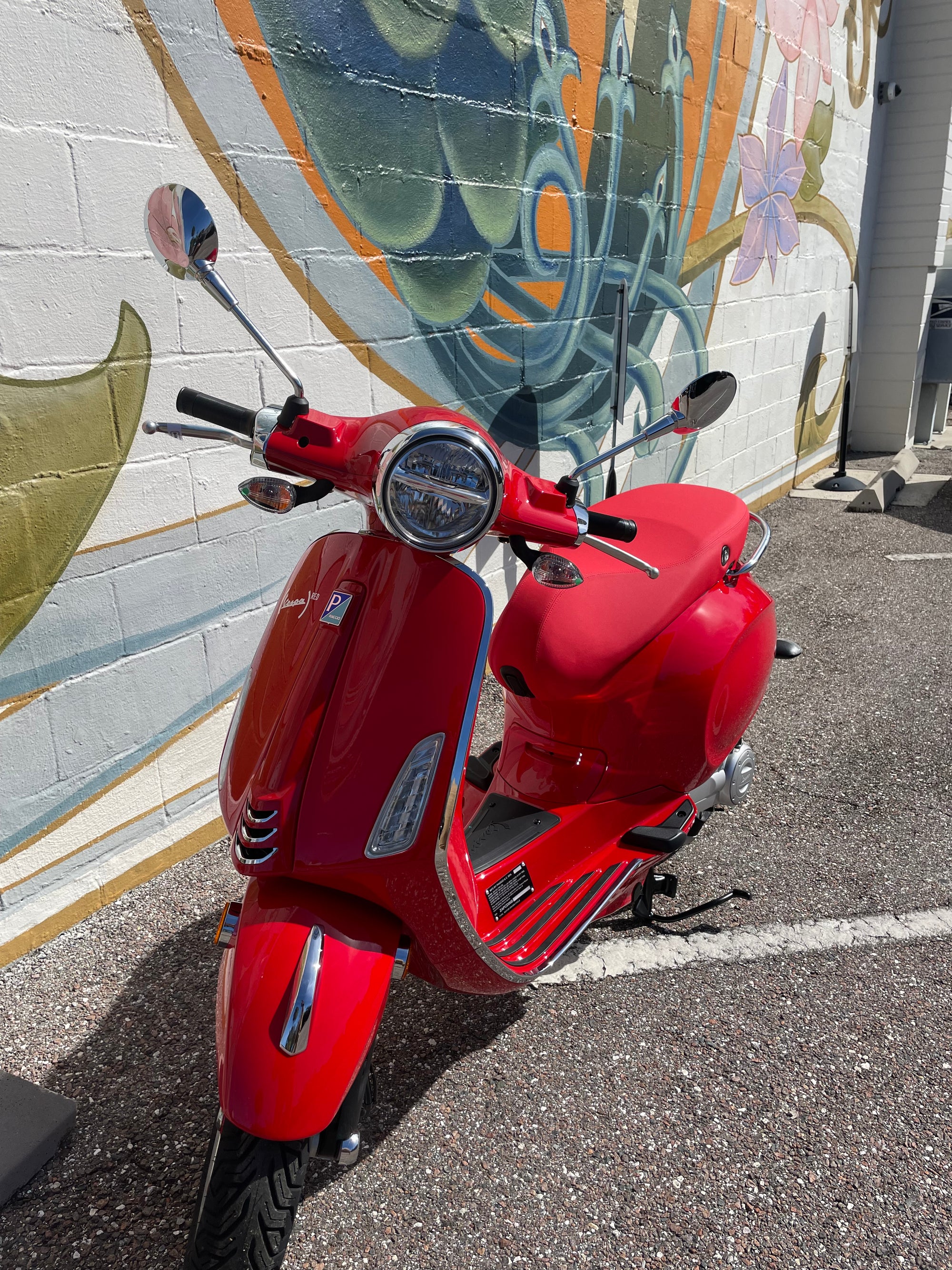 2025 Vespa Red Primavera 50