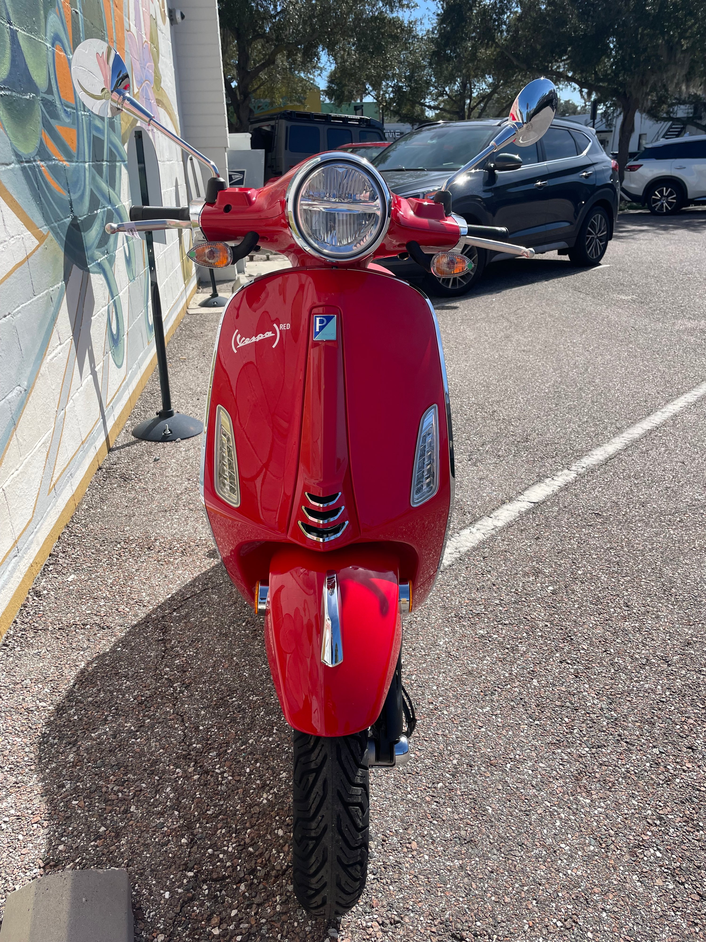 2025 Vespa Red Primavera 50