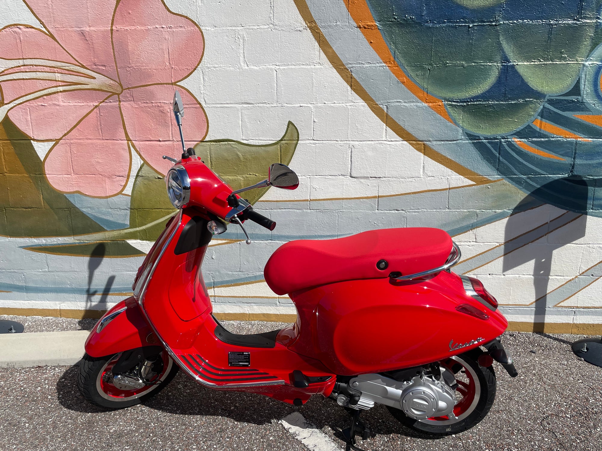 2025 Vespa Red Primavera 50